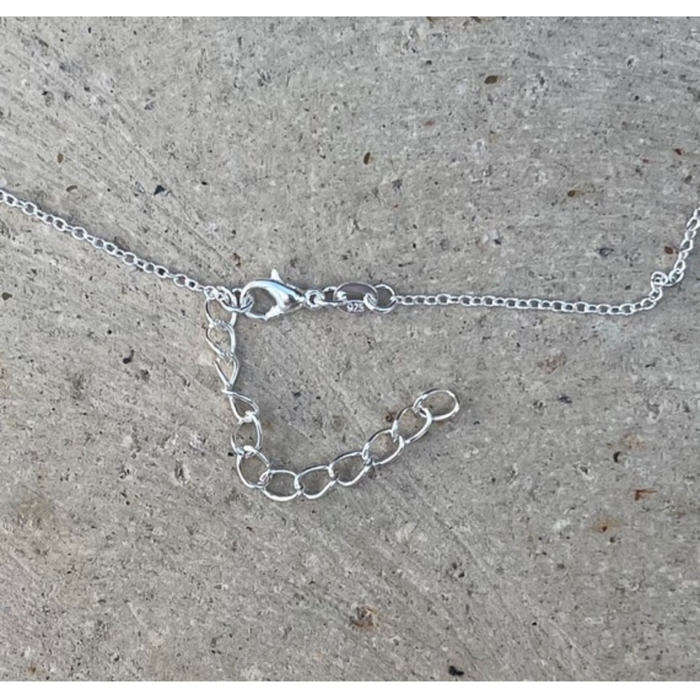 Three Crosses on Calvary Necklace, Faith Religious Christian Jewelry, Cross Neck - Picture 3 of 4